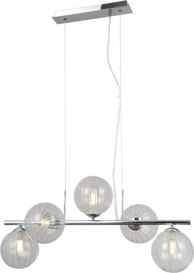 V10801-5P Подвесная люстра Moderli Molly V10801-5P (220V, на тросе, шар, молекулы)