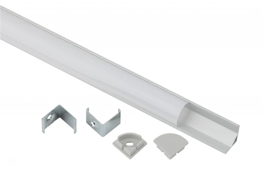 1616R-1m Комплект с угловым анодированным профилем для светодиодной ленты ЭРА 1616R 1616R-1m