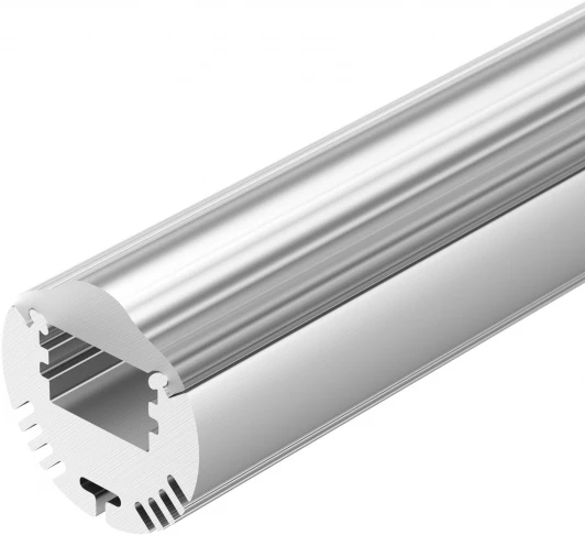 015527 Профиль с экраном ALU-ROUND-2000 ANOD+LEN30 (Алюминий) 015527 Arlight