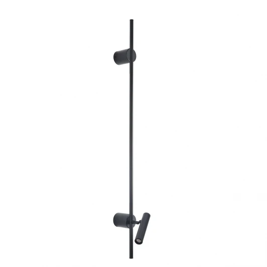 8438/11WL Настенный светильник светодиодный Lumion Toint 8438/11WL черый, металл LED 3W + LED-подсветка 8W 3000K 220V