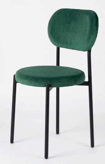 455M06211 Стул ПАКО H-30 Изумрудный, велюр / черный каркас М-City M-City 64829