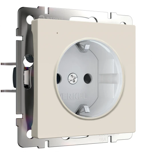 W1171462 Розетка с подсветкой и датчиком освещенности (айвори матовый) Werkel W1171462 (a069610)