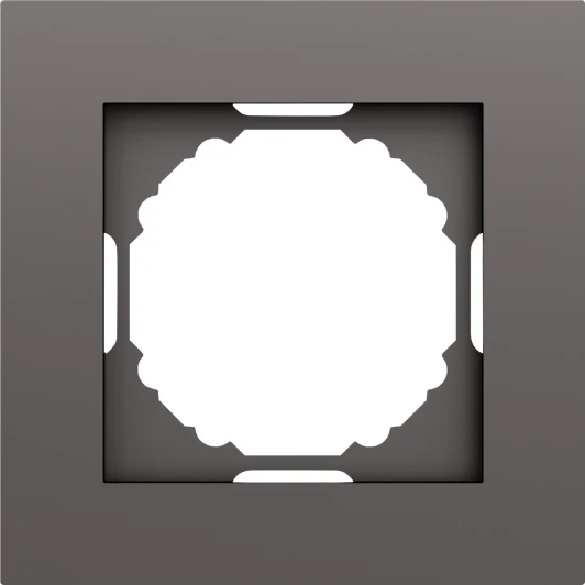 DE21145 Рамка 1-я, матовый титан Donel A07 DE21145