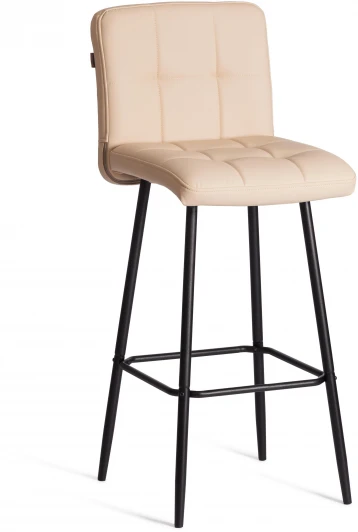 24913 Барный стул Medeo/Медео Tetchair (Металл,Экокожа/Бежевый) арт.24913