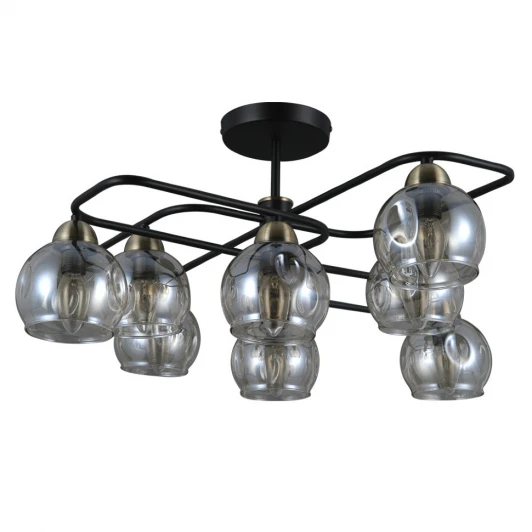 SF4011/8C-BK-AB Потолочная люстра Seven Fires Teolo SF4011/8C-BK-AB
