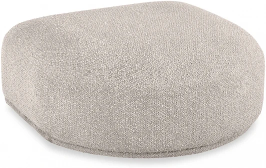 856688 Пуф торцевой Fabro ОГОГО (арт.856688), (Ткань,Букле/Бежевый)