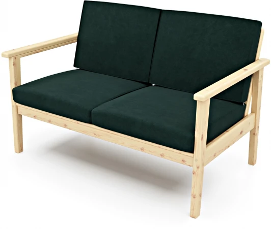 211044 Диван Arsko прямой Лориан М сосна велюр зеленый