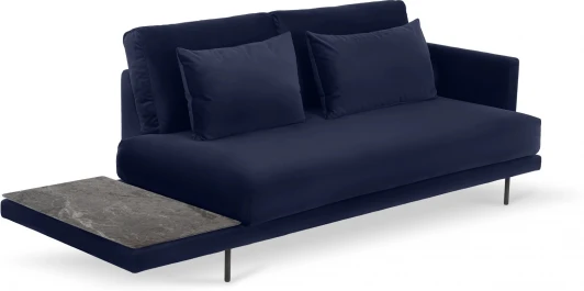 809984 Кушетка Ricadi ОГОГО (арт.809984), (Ткань/Серый,Синий)