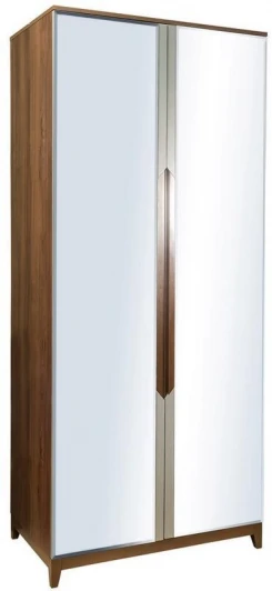 4009262h_Грей Шкаф R-Home двухстворчатый с зеркалами Сканди Грей