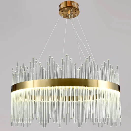 08817-0.4-600 HGT Подвесной светильник хрустальный светодиодный с пультом Reluce 08817-0.4-600 HGT (220V, на тросе)