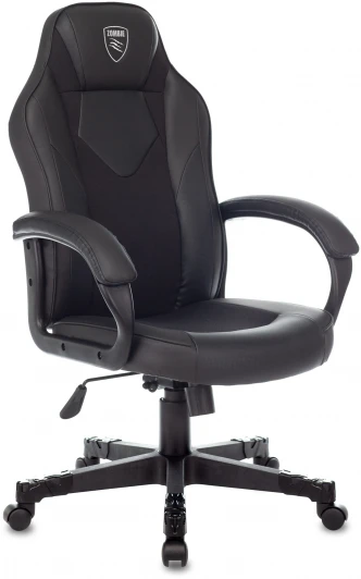 ZOMBIE GAME 17 CARBO Кресло игровое Zombie GAME 17 черный текстиль/эко.кожа крестовина пластик
