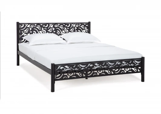 102241 Кровать 180*200, черный шагрень Форвард Парма 102241