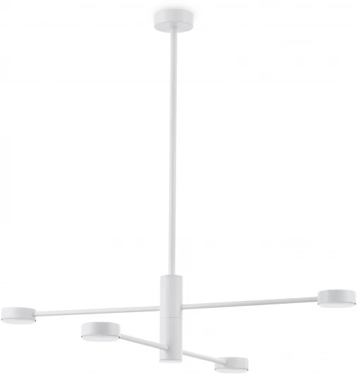 FR5363CL-04W Потолочная люстра ярусная на штанге Freya Tactic FR5363CL-04W (220V, круглые)