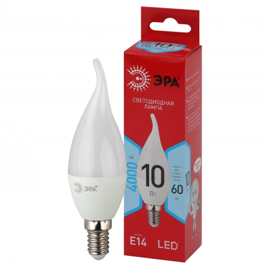 LED BXS-10W-840-E14 R Лампочка светодиодная E14 10W ЭРА LED BXS-10W-840-E14 R