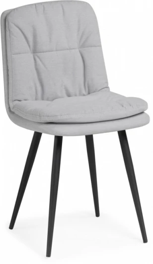 612665 Обеденный стул Notta Майк светло-серый / черный арт.612665
