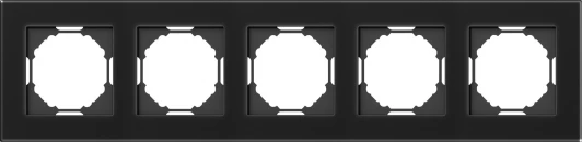 DEN215BG Рамка 5-я, Natural чёрное стекло Donel A07 DEN215BG