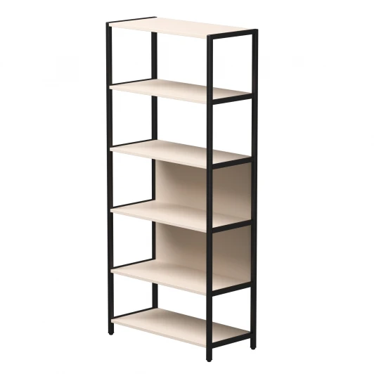 254H008GU9005 Стеллаж металлический высокий Everprof EVO (ЭВО) 830х385x1840 Кашемир/Черный 254H008GU9005