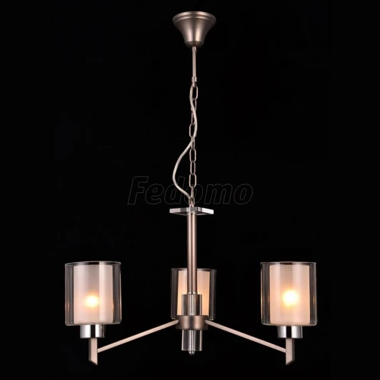 DOUBLE 81049-3C ANTIQUE SILVER Люстра подвесная Double DOUBLE 81049-3C ANTIQUE SILVER