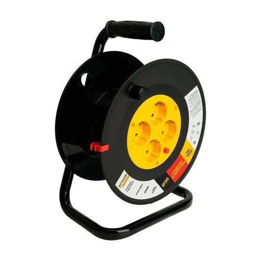 50177 Катушка 4-х местная без провода со шторками Stekker Standart 50177