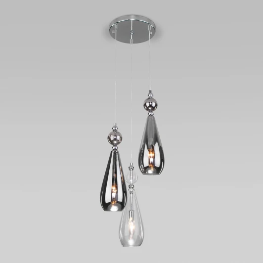 50202/3 хром Подвесной светильник Eurosvet Ilario 50202/3 хром (220V, на проводе)