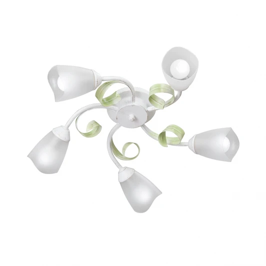 V3870-0/5PL Потолочная люстра Vitaluce V3870-0/5PL (220V, листья, круглые)