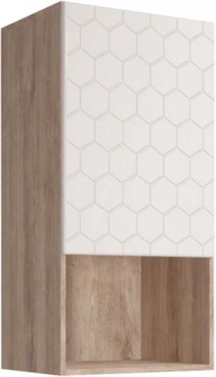 402341 Шкафы Woodville Мариус М-05 дуб баррик / белый матовый