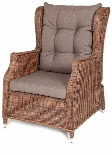 YH-C1543D brown "Форио" кресло раскладное плетеное, цвет коричневый 4SIS арт.УТ-00001772