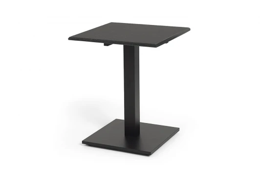 BLACK-60-60-CHIN(MF-02) "Челси" стол из гранита квадратный 60х60см, цвет черный 4SIS УТ-00013919