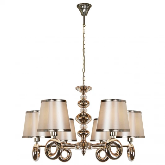 P2401-6 Nickel Подвесная люстра iLamp Brooklyn P2401-6 Nickel