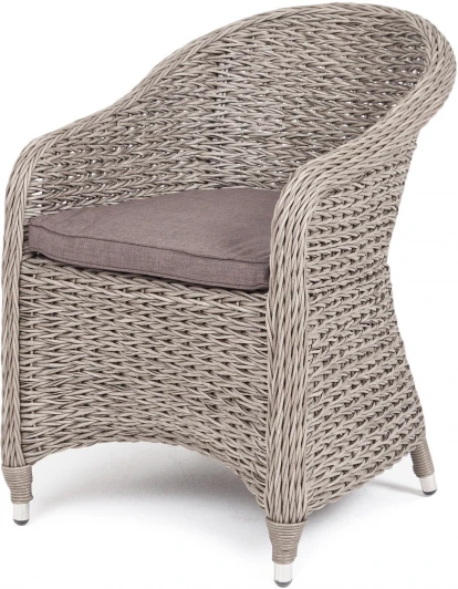 YH-C1103W TW gray "Равенна" плетеное кресло из искусственного ротанга (гиацинт), цвет серый 4SIS арт.УТ-00003009