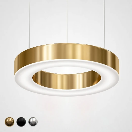 40.1454-40 Подвесной светильник (люстра) Light Ring Horizontal D40 Золото ImperiumLoft 40.1454-40 (177930-22) (LED, 220V, на тросе, круглые, кольцо)