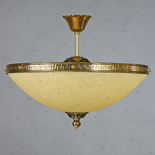 02166/50 PL PB Люстра потолочная Ambiente by Brizzi Tenerife, 8 ламп, бронза с бежевым