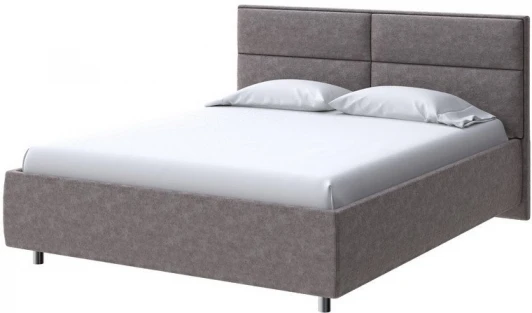 2013303 PROxSON Кровать Pado без основания (Ткань: Велюр Gratta 7 Жареный миндаль) 180x200