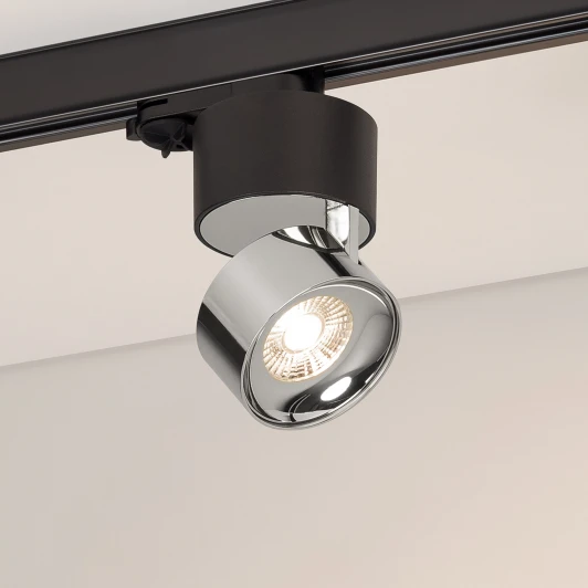 038111 Трековый светильник SP-PLURIO-TRACK-4TR-R77-9W Day4000 (BK-CHR, 36 deg, 230V) (Arlight, IP20 Металл) 038111 (LED)