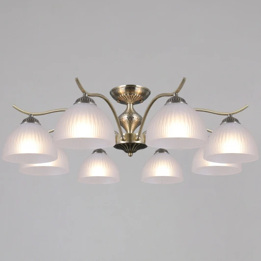 IL0896-8CSQ-26 AB ELITE Потолочная люстра на штанге ILLUMICO IL0896-8CSQ-26 AB ELITE