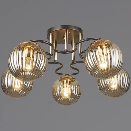 04204-0.3-05 COFFEE+FGD Потолочная люстра на штанге Reluce 04204-0.3-05 COFFEE+FGD (220V)