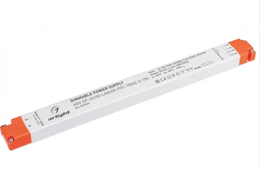 047949 Блок питания ARV-SP-24100-LINEAR-PFC-TRIAC-0-10V (24V, 4.16A, 100W) (Arlight, IP20 Пластик, 5 лет) 047949