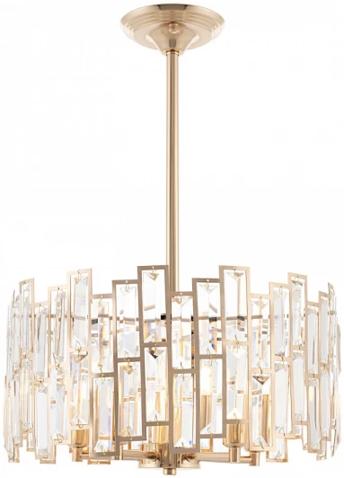 373209/5/350/390 GD Подвесная люстра хрустальная на штанге Arte Milano Sorrento-3209 373209/5/350/390 GD (220V)