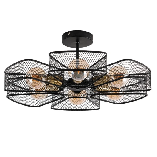 A7044PL-6BK Потолочная люстра на штанге Arte Lamp Maasym A7044PL-6BK (220V, круглые)