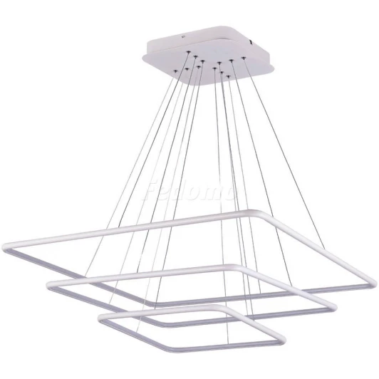 S111024/3SQ 135W White In Люстра подвесная светодиодная Donolux, 3 плафона, 135W, белый