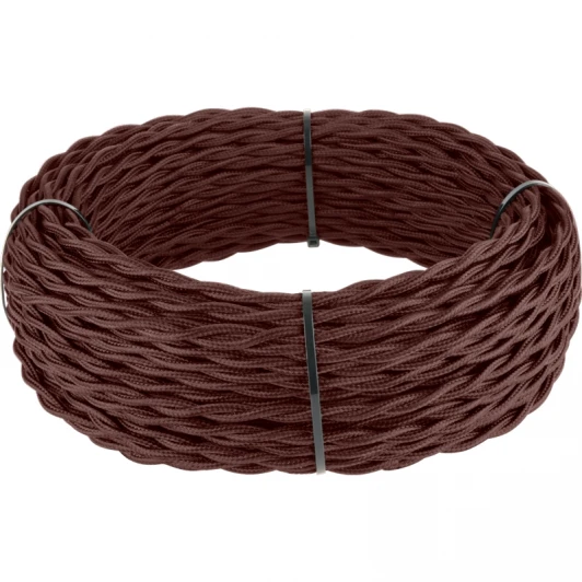 Ретро кабель витой 3х1,5 (итальянский орех) Ретро кабель витой 3х1,5 (итальянский орех) (a041904)
