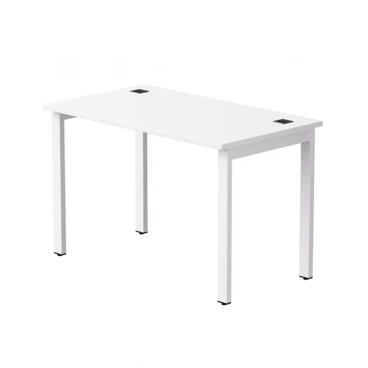 254S006W39003 Стол прямой Everprof EVO (ЭВО) на металлокаркасе 1180х670х755 мм Белый/Белый 254S006W39003