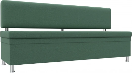 123787 Диван кухонный прямой Стайл (Зеленый/Рогожка) Лига Диванов арт.123787