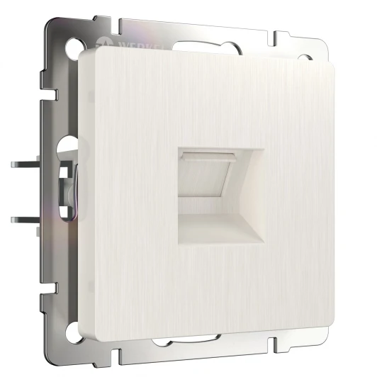 W1182013 Телефонная розетка RJ-11 (перламутровый рифленый) Werkel W1182013 (a051181)