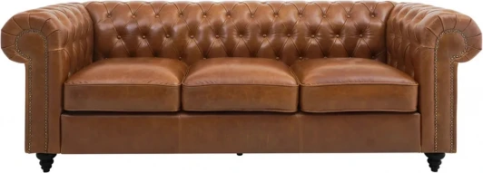 329660 Диван Chester Classic ОГОГО (арт.329660), (Кожа/Коричневый)