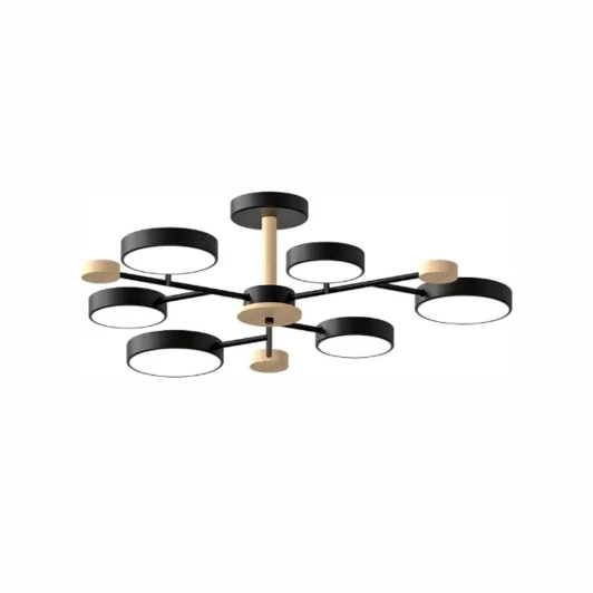 L3214-750 BK Потолочная люстра светодиодная на штанге LED4U LED4U L3214-750 BK