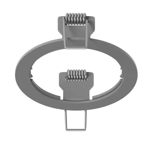 217619 Рамка для одного встраиваемого светильника Lightstar Intero, круг, серый