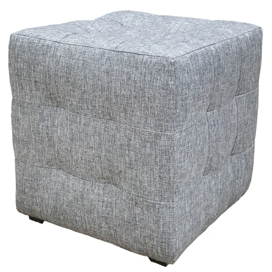 13187 Пуф Dreambag Лотос Серая Рогожка 13187