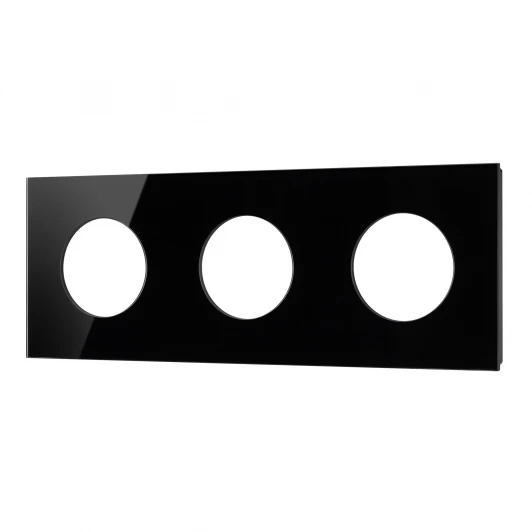 043839 Рамка стеклянная FRM-GLARE-GC-3-BK (Arlight) 043839