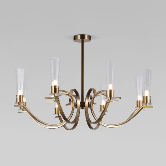 60141/8 латунь Потолочная люстра на штанге Rosher 60141/8 латунь